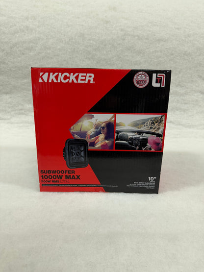 2 Ohm Kicker L7T10 Slingshot Enclosure